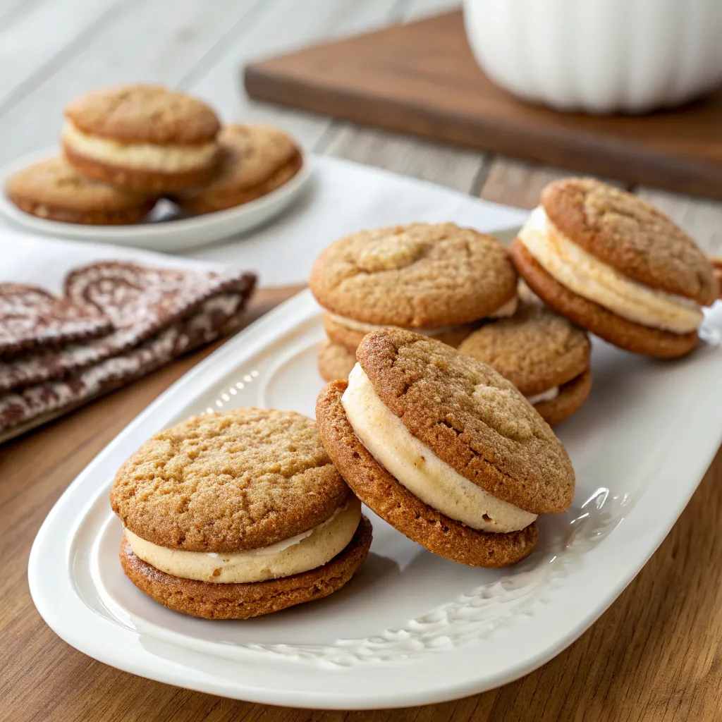 Delicious cookies on a plate